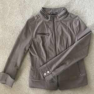 Express Dressy Jacket with zipper collar